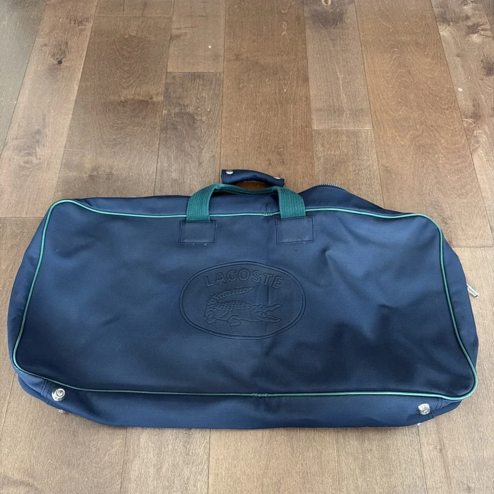 LACOSTE Blue/Green Duffel Bag